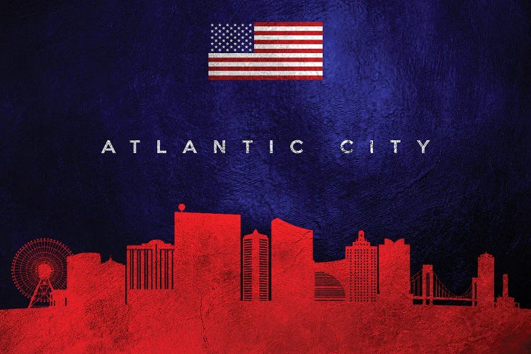 Atlantic City New Jersey Skyline