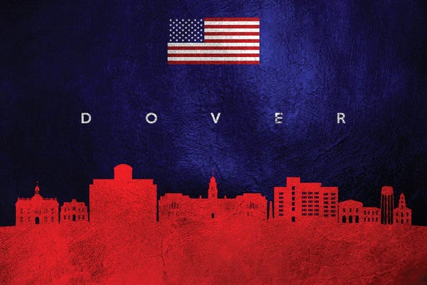 Delaware: Dover Delaware Skyline by Adrian Baldovino