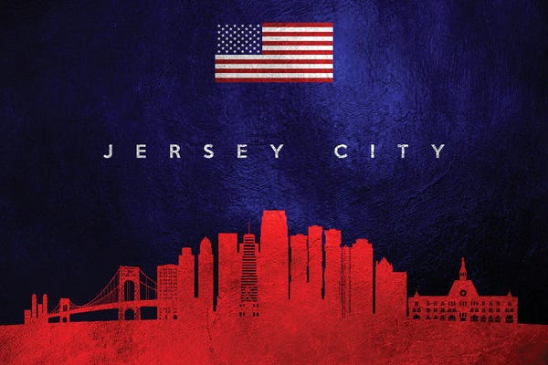 New Jersey: Jersey City New Jersey Skyline by Adrian Baldovino