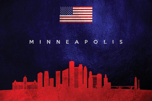 Minnesota: Minneapolis Minnesota Skyline by Adrian Baldovino