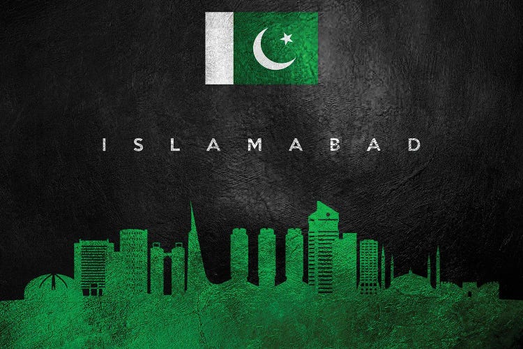 Islamabad Pakistan Skyline by Adrian Baldovino wall art