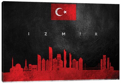 Izmir Turkey Skyline Canvas Art Print