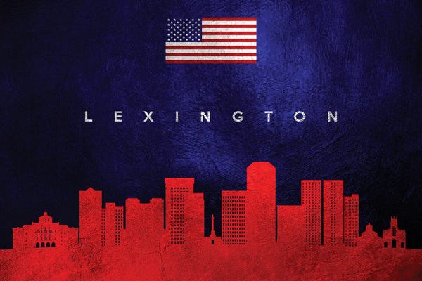 Lexington: Lexington Kentucky Skyline by Adrian Baldovino