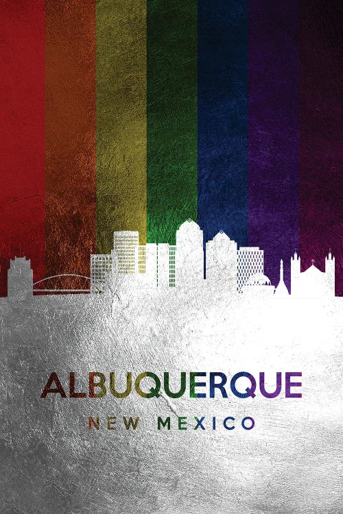 Albuquerque New Mexico Spectrum Skyline