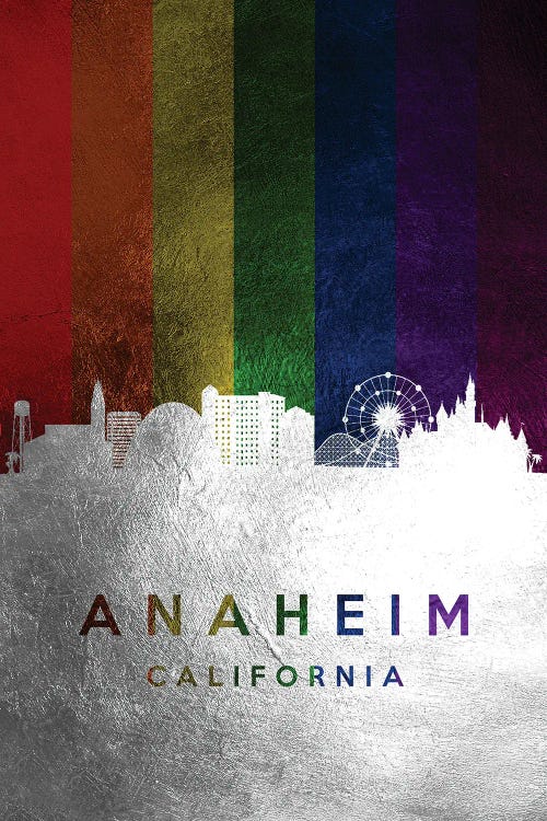 Anaheim California Spectrum Skyline