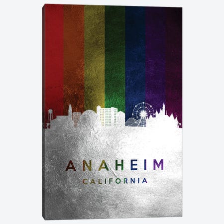 Anaheim California Spectrum Skyline Canvas Print #ABV656} by Adrian Baldovino Canvas Print