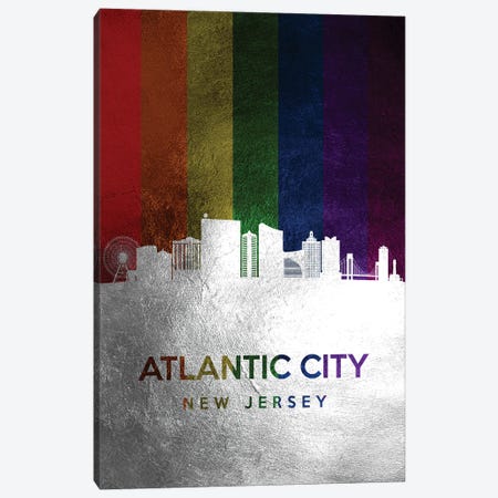 Atlantic City New Jersey Spectrum Skyline Canvas Print #ABV662} by Adrian Baldovino Canvas Print