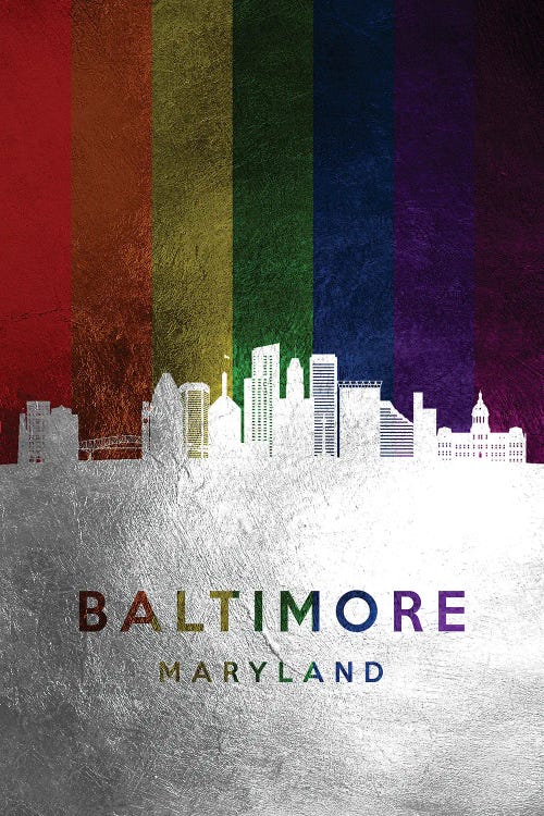 Baltimore Maryland Spectrum Skyline