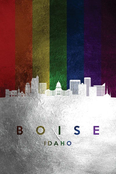 Idaho: Boise Idaho Spectrum Skyline by Adrian Baldovino