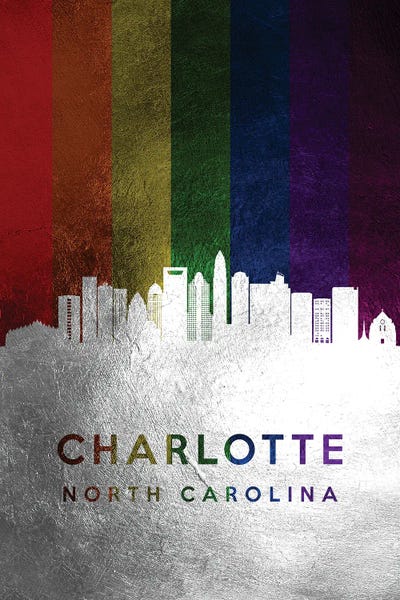 North Carolina: Charlotte North Carolina Spectrum Skyline 2 by Adrian Baldovino