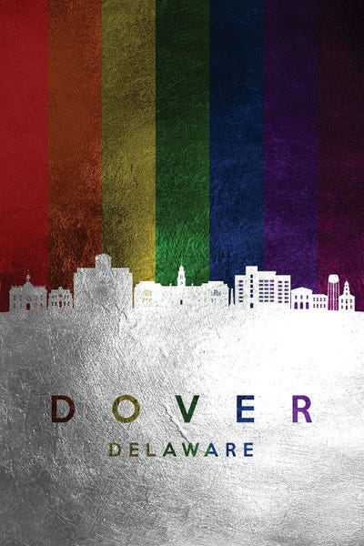 Delaware: Dover Delaware Spectrum Skyline by Adrian Baldovino