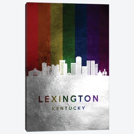 Lexington Kentucky Spectrum Skyline Canvas Print #ABV705} by Adrian Baldovino Canvas Art Print