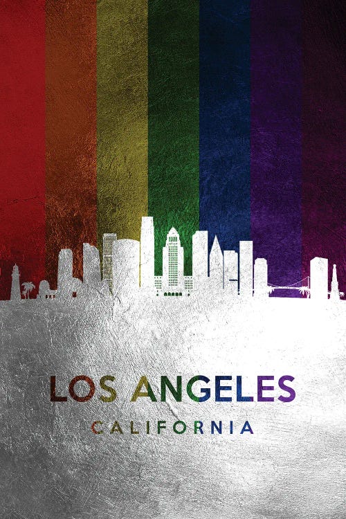 Los Angeles California Spectrum Skyline