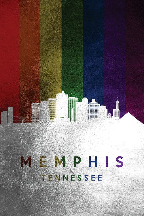 Memphis Tennessee Spectrum Skyline