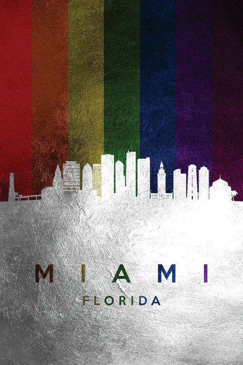 Miami Florida Spectrum Skyline