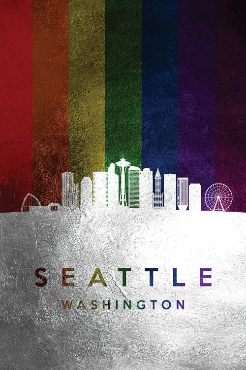 Seattle Washington Spectrum Skyline