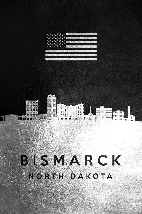 Bismarck North Dakota Silver Skyline