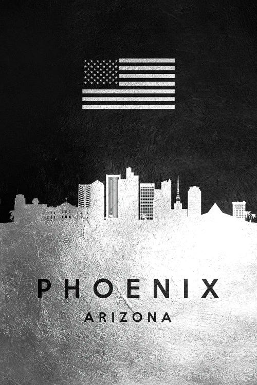 Phoenix Arizona Silver Skyline