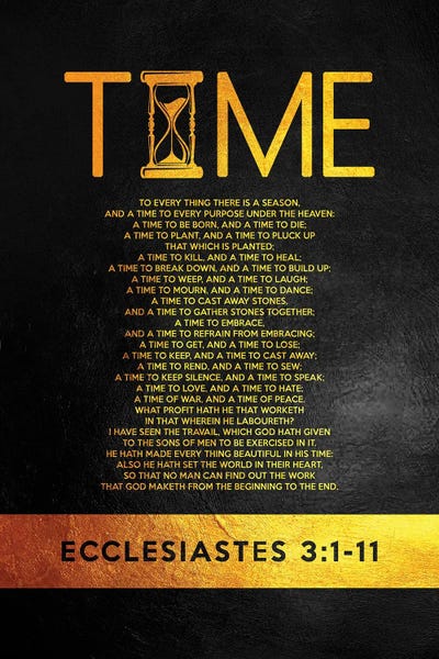 Bible Verses: Ecclesiastes 3:1-11 by Adrian Baldovino