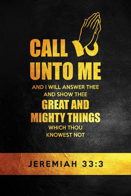 Jeremiah 33:3 Bible Verse