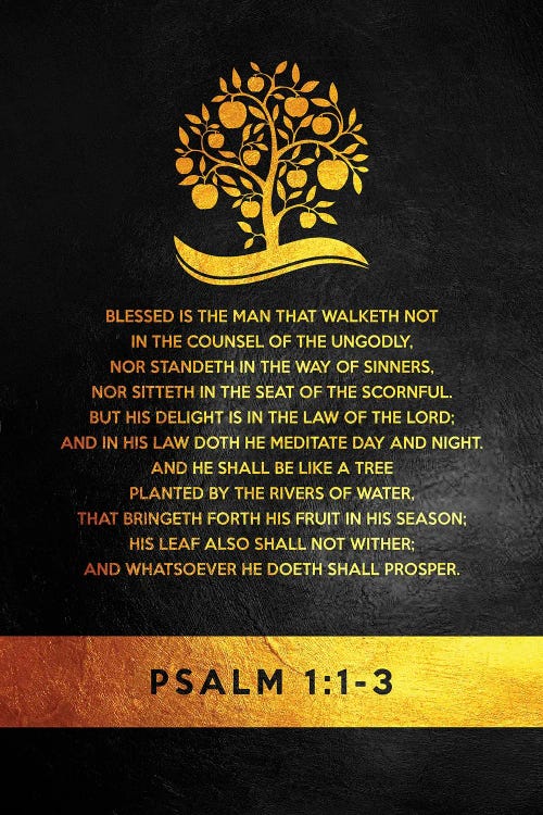 Psalm 1:1-3 Bible Verse