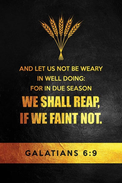 Bible Verses: Galatians 6:9 Bible Verse by Adrian Baldovino