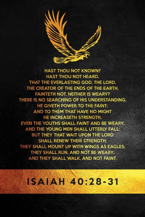 Isaiah 40:28-31 Bible Verse