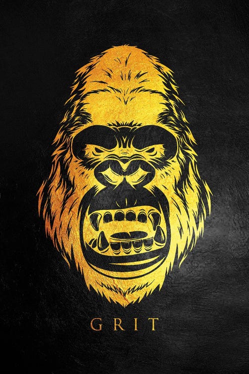 Gorilla Grit by Adrian Baldovino wall art