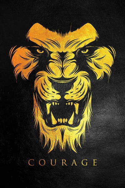 Courage: Lion Courage by Adrian Baldovino