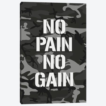 No Pain No Gain Canvas Print #ABV914} by Adrian Baldovino Canvas Wall Art