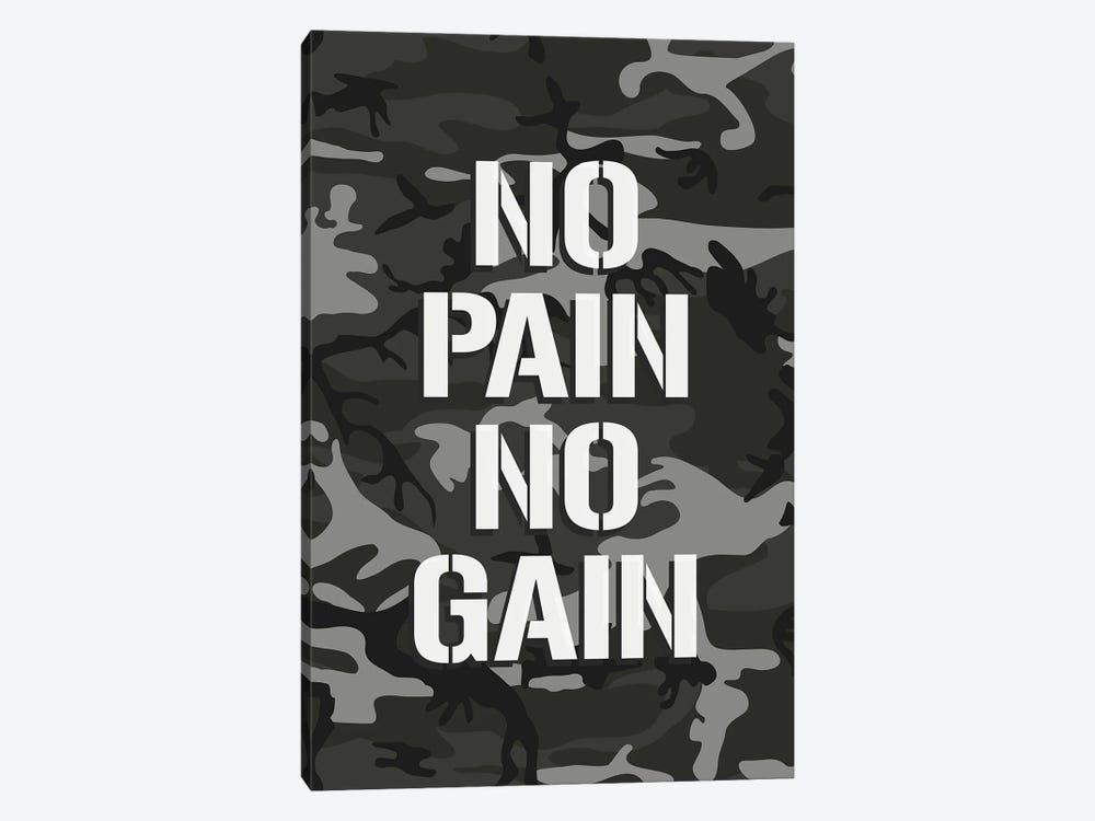 No Pain No Gain by Adrian Baldovino 1-piece Canvas Art Print