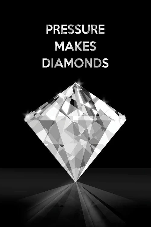 Pressure Makes Diamonds by Adrian Baldovino wall art