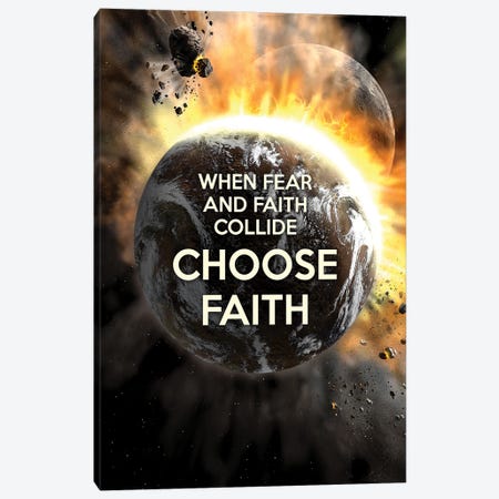 Choose Faith Canvas Print #ABV932} by Adrian Baldovino Art Print