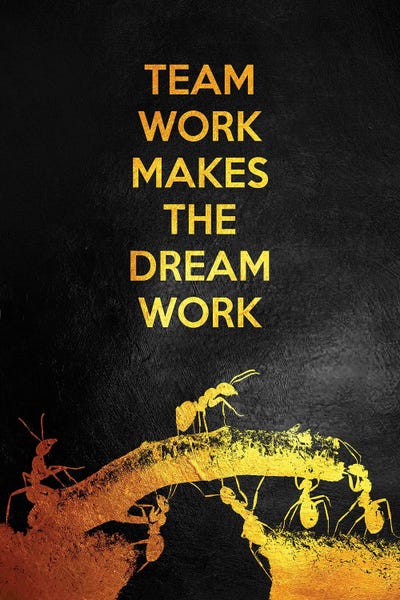 Teamwork by Adrian Baldovino art print