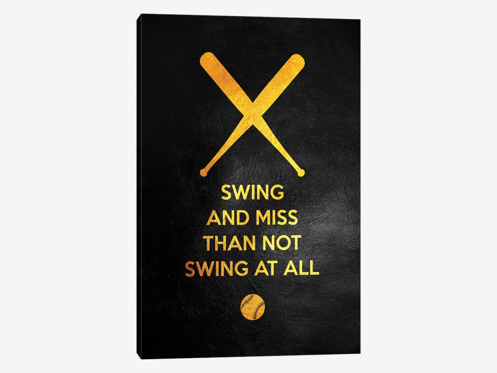 Just Swing It by Adrian Baldovino 1-piece Canvas Print