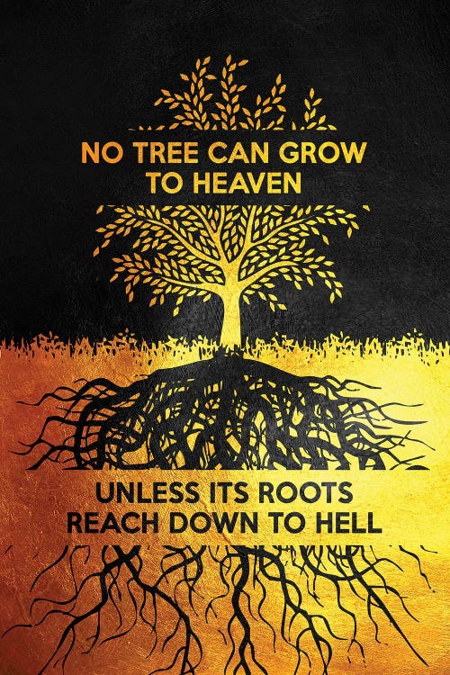 No Tree - Carl Jung Motivation by Adrian Baldovino wall art