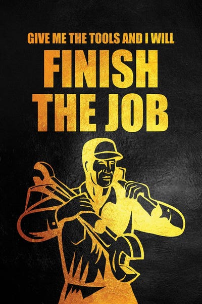 Minimalist Quotes: Finish The Job by Adrian Baldovino