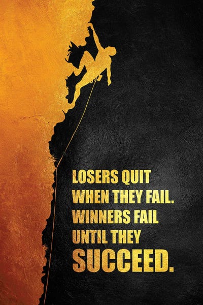 Fail Until You Succeed by Adrian Baldovino canvas print