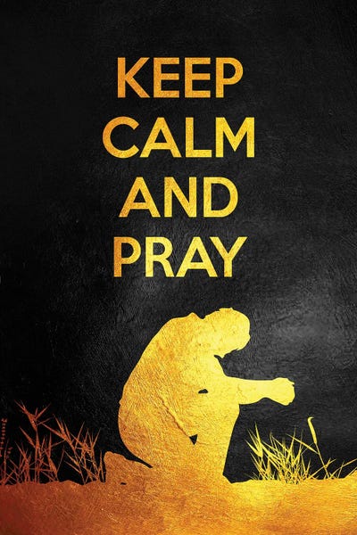 Minimalist Quotes: Keep Calm And Pray by Adrian Baldovino