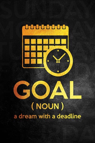 Set Goals by Adrian Baldovino canvas print