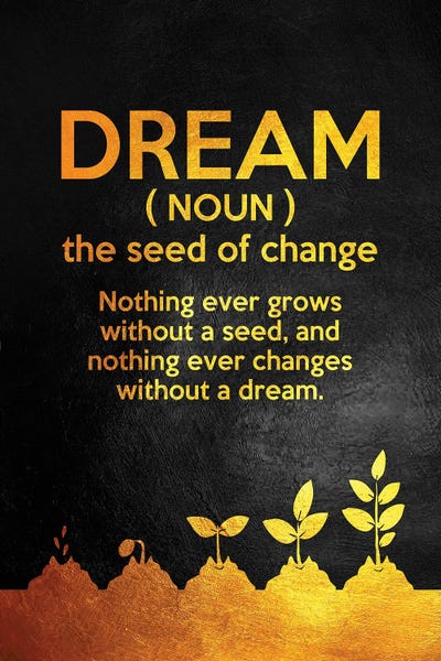 Minimalist Quotes: Dream by Adrian Baldovino