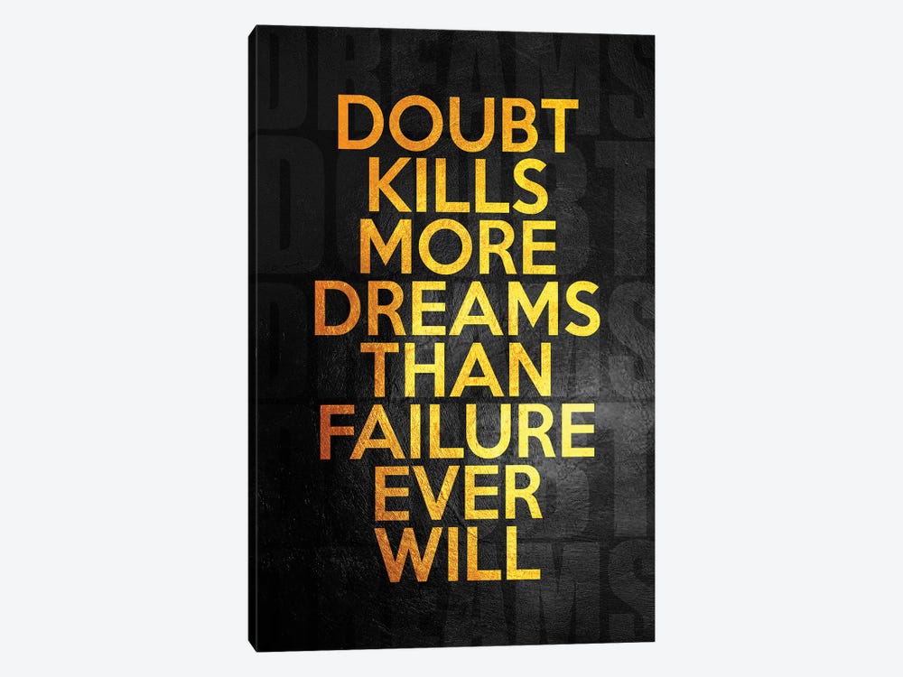 Dreams Over Doubt by Adrian Baldovino 1-piece Art Print