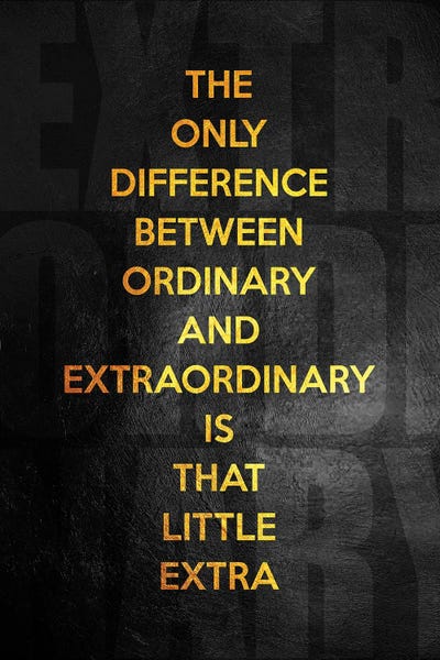 Extraordinary by Adrian Baldovino canvas print