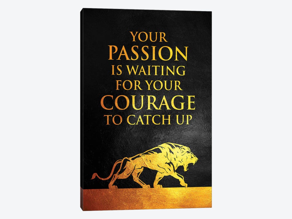 Passion And Courage by Adrian Baldovino 1-piece Art Print