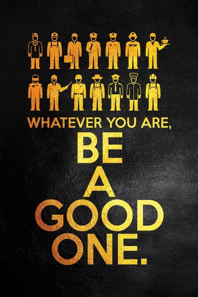 Be A Good One by Adrian Baldovino art print