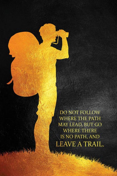 Black & White & Gold: Leave A Trail by Adrian Baldovino