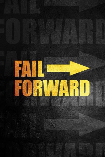 Fail Forward by Adrian Baldovino canvas print