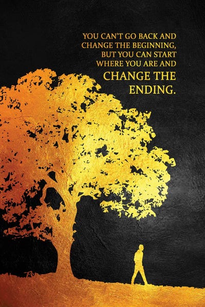 Minimalist Quotes: Change The Ending by Adrian Baldovino