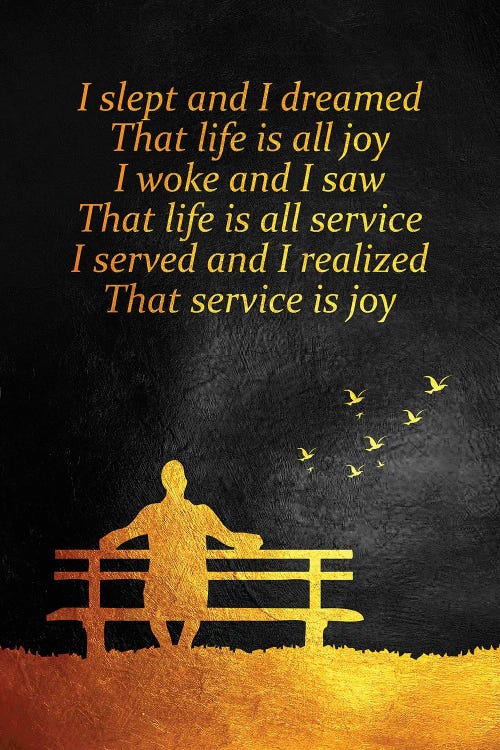 Service Is Joy