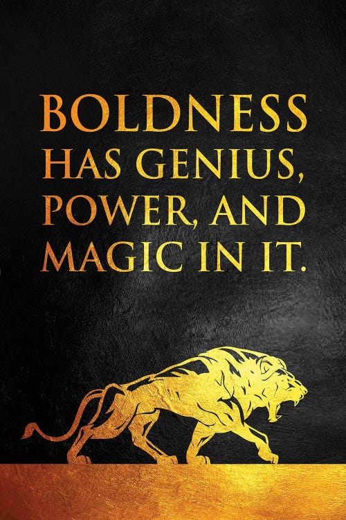 Lion Boldness